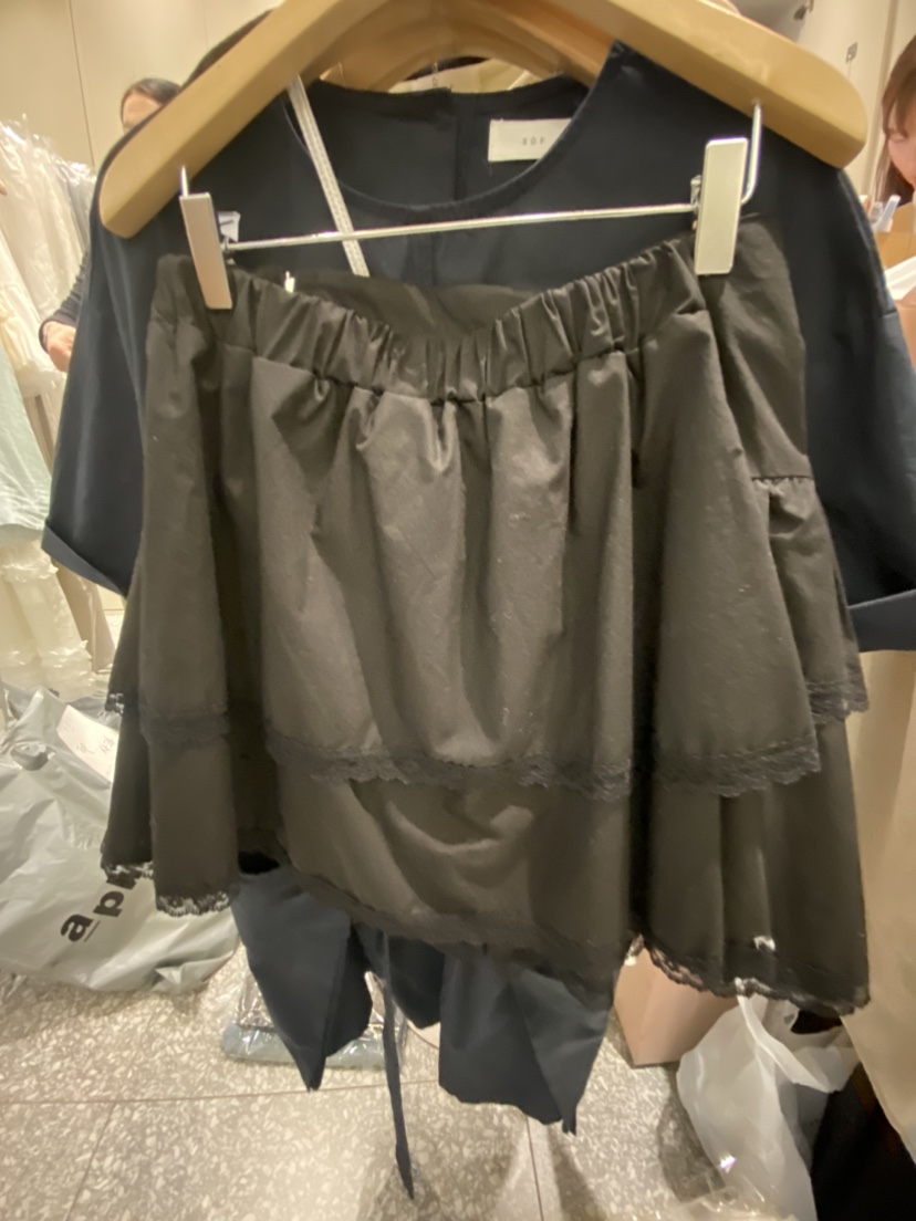 SOF直郵韓國代購㊣女裝新品25春夏熱賣人氣時尚推薦休閑短裙SOF短裙圖色2