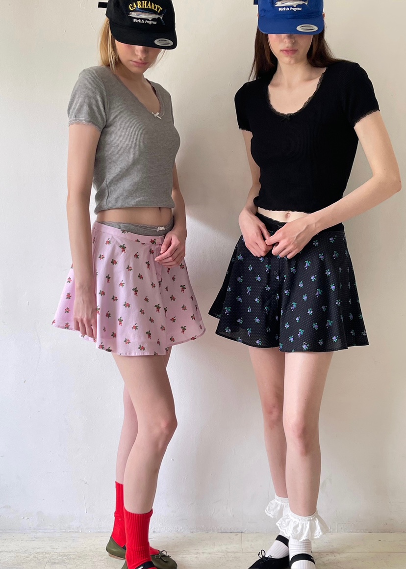 ANOTHER AVENUE韓國㊣直郵東大門代購女裝新款推薦人氣短裙ANOTHER AVENUE短裙