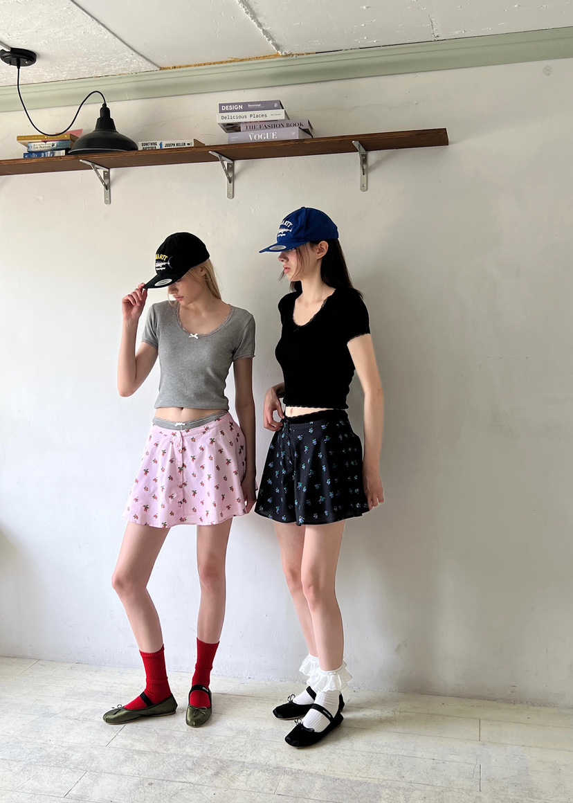 ANOTHER AVENUE韓國㊣直郵東大門代購女裝新款推薦人氣短裙ANOTHER AVENUE短裙