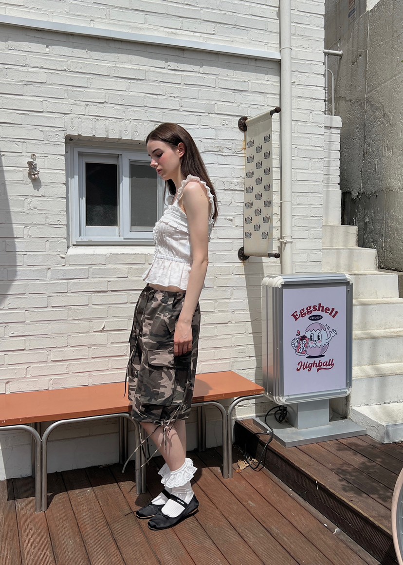 ANOTHER AVENUE韓國㊣直郵東大門代購女裝新品25春夏短褲迷彩ANOTHER AVENUE短褲