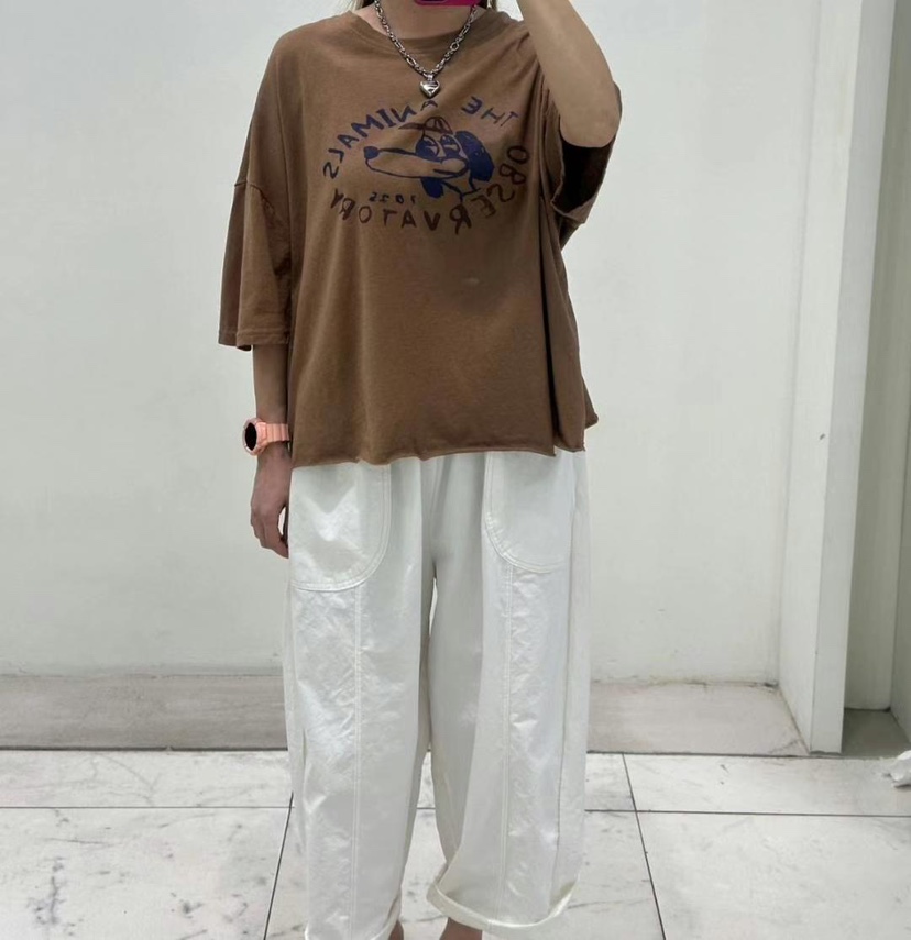 ZACCU韓國直郵㊣東大門實拍女裝新品推薦熱賣時尚25春夏T恤ZACCUT恤