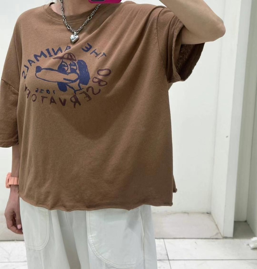 ZACCU韓國直郵㊣東大門實拍女裝新品推薦熱賣時尚25春夏T恤ZACCUT恤