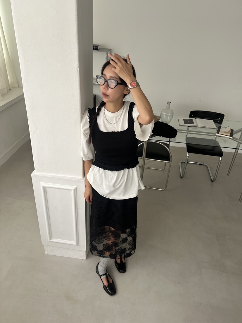 SUNDER MARKET韓國直郵㊣女裝新品熱賣人氣休閑半身裙中短裙SUNDER MARKET半身裙/中短裙