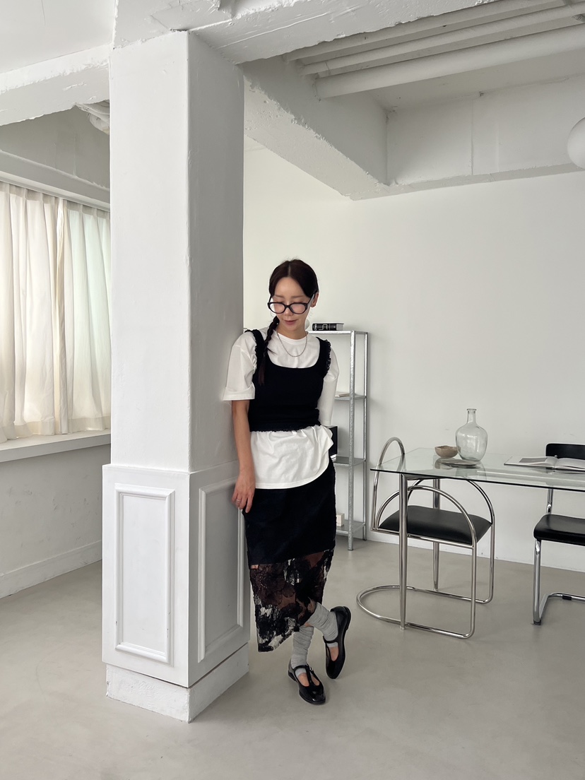SUNDER MARKET韓國直郵㊣女裝新品熱賣人氣休閑半身裙中短裙SUNDER MARKET半身裙/中短裙