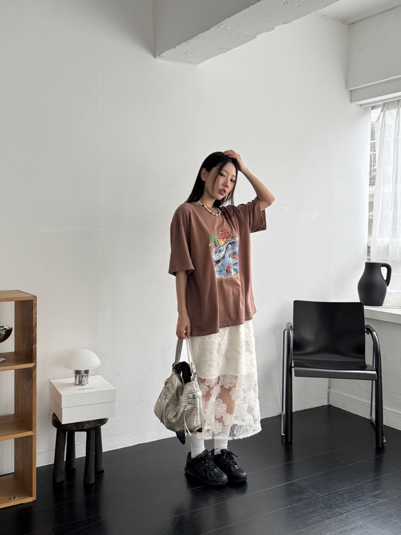 SUNDER MARKET韓國直郵㊣女裝新品熱賣人氣休閑半身裙中短裙SUNDER MARKET半身裙/中短裙
