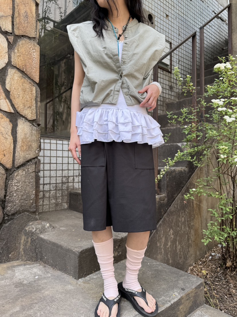 FRANC—L韓國直郵㊣女裝新款人氣時尚吊帶背心不含內搭緞面FRANC吊帶/背心