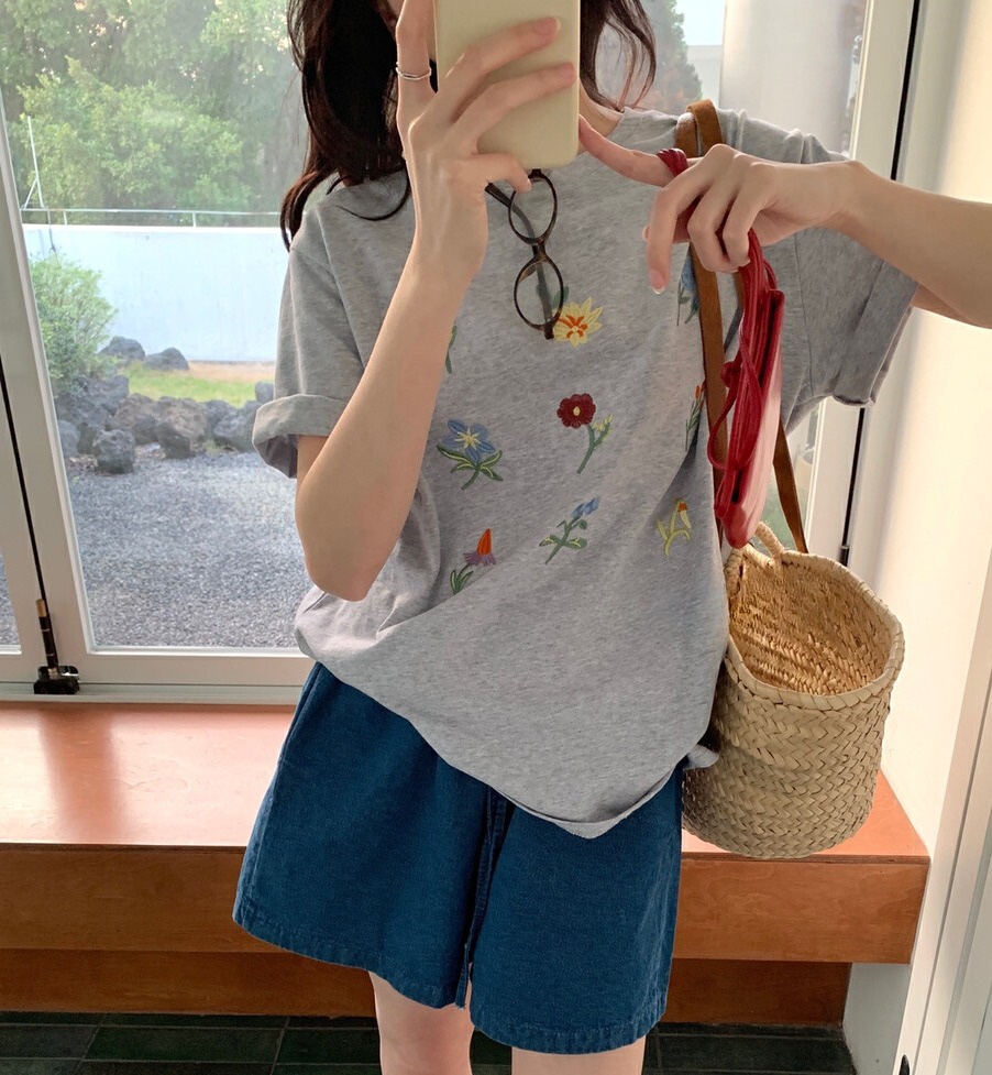 OLA韓國直郵㊣女裝新款25春夏推薦時尚人氣休閑熱賣T恤mellor/OLAT恤