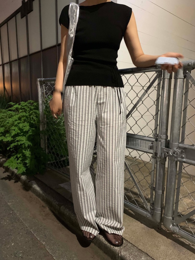 NOTHING韓國㊣直郵東大門代購女裝新款時尚25春夏推薦休閑褲NOTHING休閑褲
