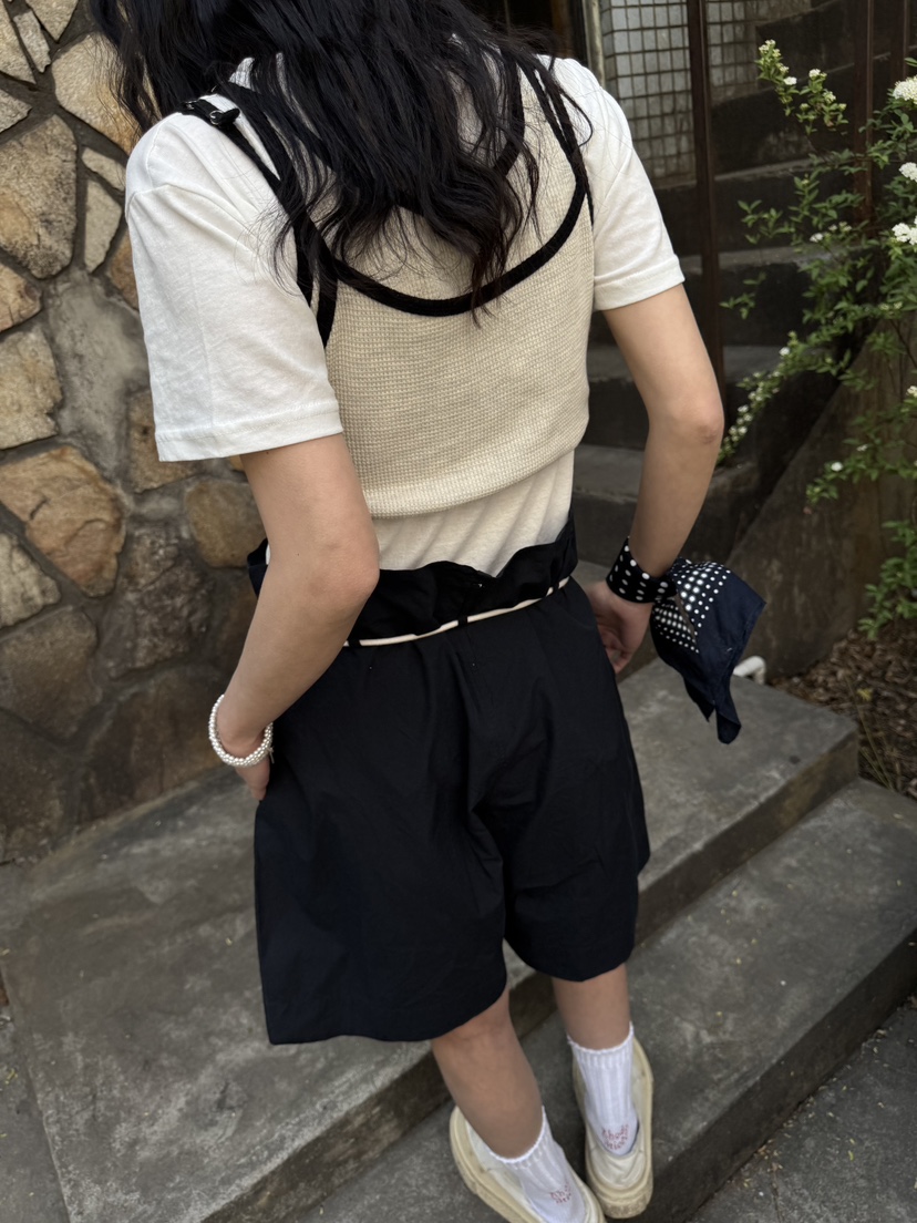FRANC—L韓國直郵㊣東大門實拍女裝新品時尚吊帶背心不含內搭兩種穿法FRANC吊帶/背心