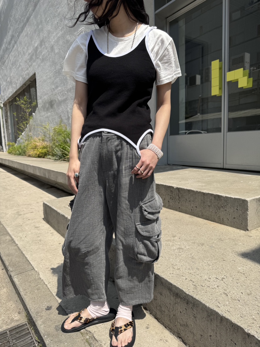 FRANC—L韓國直郵㊣東大門實拍女裝新品時尚吊帶背心不含內搭兩種穿法FRANC吊帶/背心