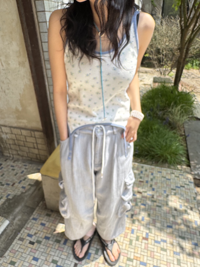 FRANC—L韓國直郵㊣東大門實拍女裝新品時尚吊帶背心不含內搭兩種穿法FRANC吊帶/背心