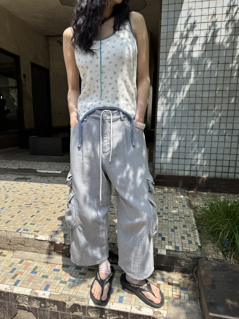 FRANC—L韓國直郵㊣東大門實拍女裝新品時尚吊帶背心不含內搭兩種穿法FRANC吊帶/背心