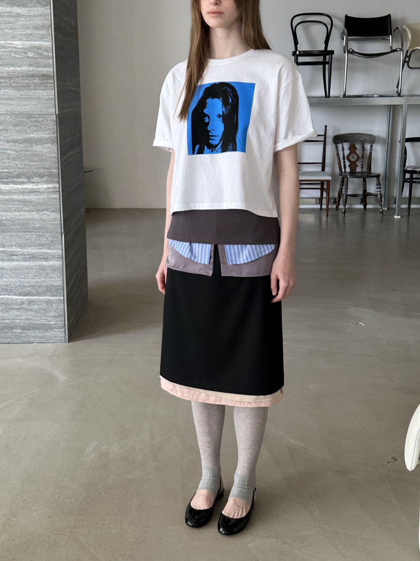 BOWIE韓國直郵㊣東大門實拍女裝新品25春夏熱賣半身裙中短裙BOWIE半身裙/中短裙