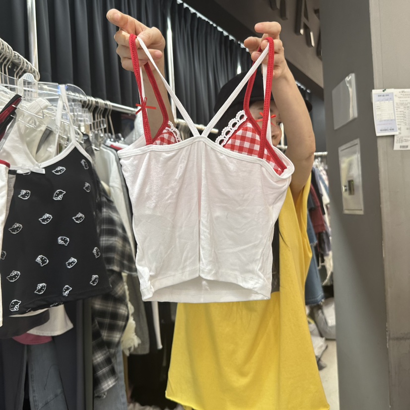 MOMAZU韓國直郵㊣女裝新品25春夏時尚熱賣推薦休閑吊帶背心MOMAZU吊帶/背心
