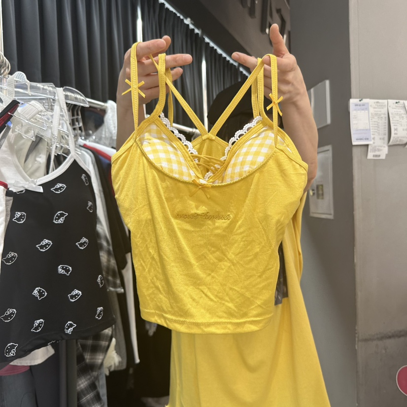 MOMAZU韓國直郵㊣女裝新品25春夏時尚熱賣推薦休閑吊帶背心MOMAZU吊帶/背心圖色2