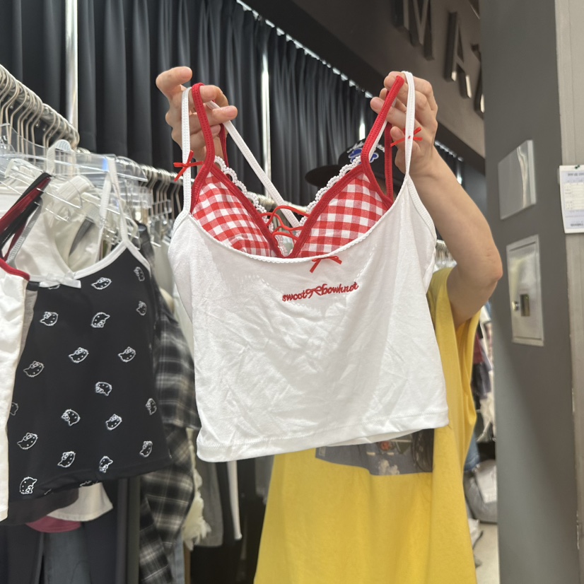 MOMAZU韓國直郵㊣女裝新品25春夏時尚熱賣推薦休閑吊帶背心MOMAZU吊帶/背心圖色3