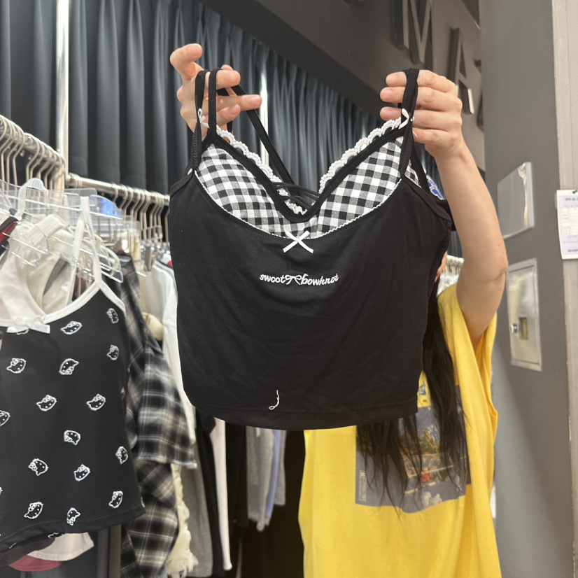 MOMAZU韓國直郵㊣女裝新品25春夏時尚熱賣推薦休閑吊帶背心MOMAZU吊帶/背心圖色4