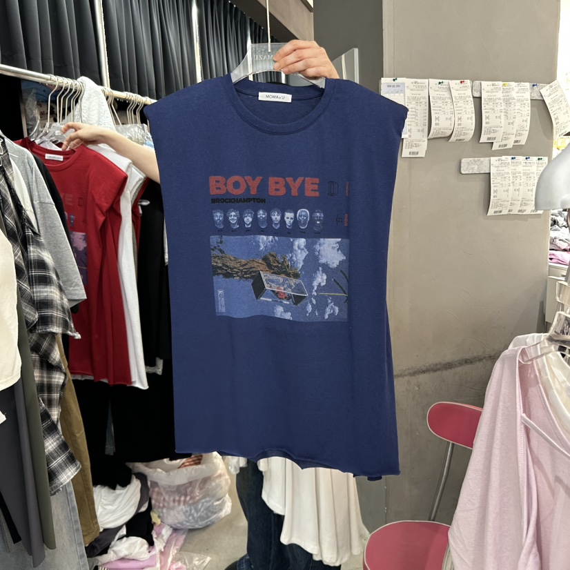 MOMAZU韓國直郵㊣東大門實拍女裝新品時尚熱賣人氣吊帶背心MOMAZU吊帶/背心圖色2
