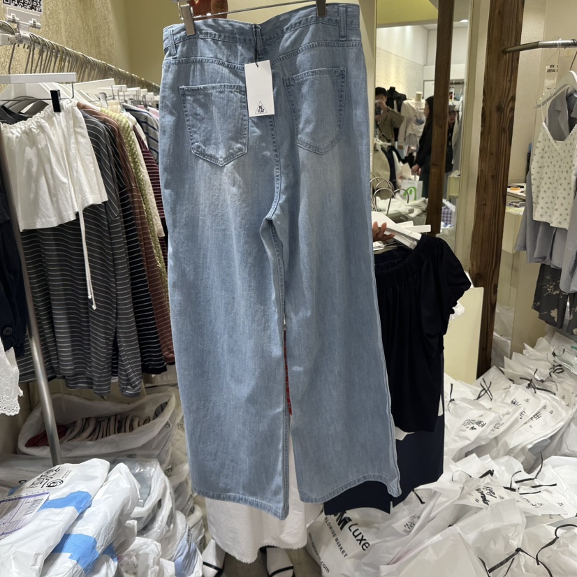 REFLAT韓國直郵㊣女裝新品25春夏熱賣推薦休閑時尚人氣牛仔褲REFLAT牛仔褲