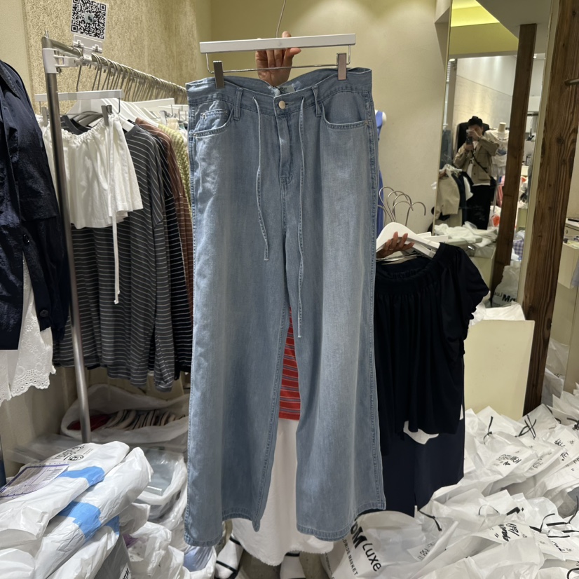 REFLAT韓國直郵㊣女裝新品25春夏熱賣推薦休閑時尚人氣牛仔褲REFLAT牛仔褲圖色1
