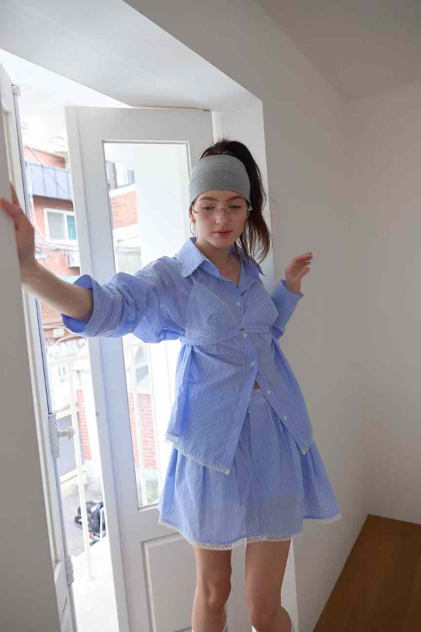 FOUNDATION直郵韓國代購㊣女裝新品人氣25春夏休閑時尚裙褲FOUNDATION裙褲
