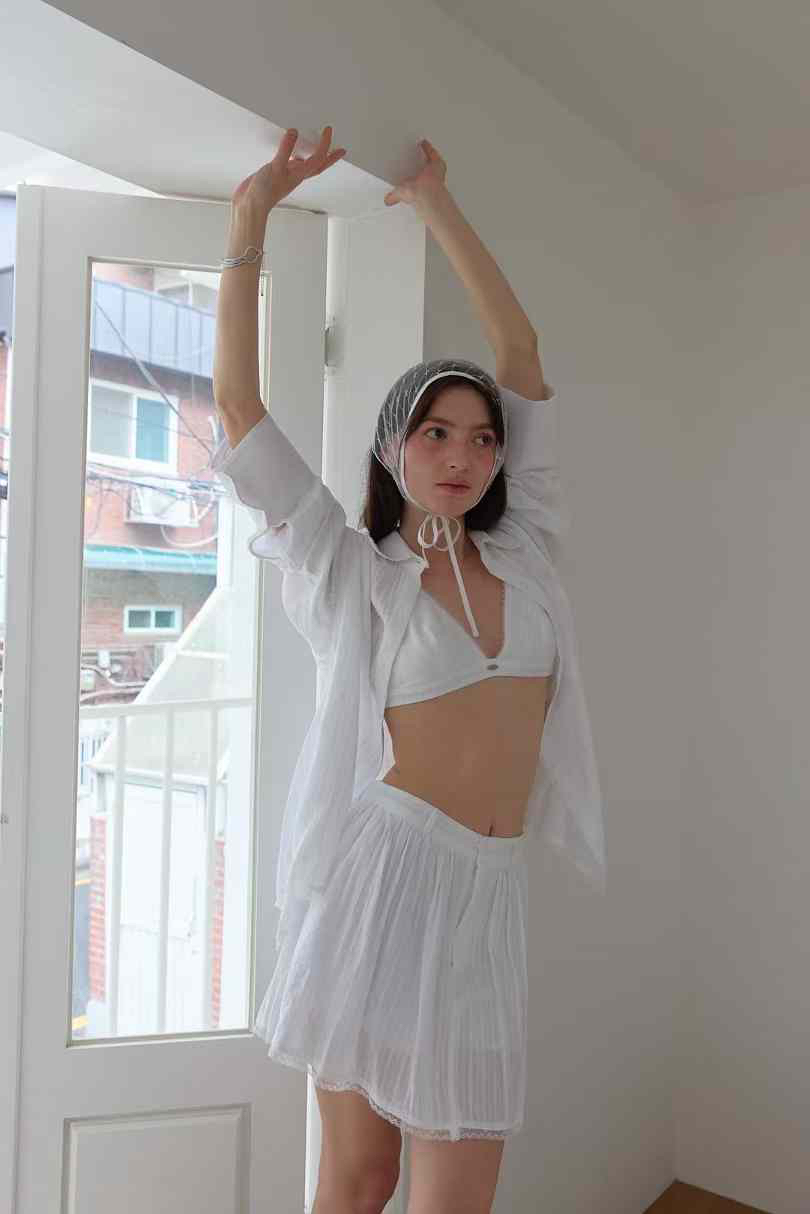 FOUNDATION直郵韓國代購㊣女裝新品人氣25春夏休閑時尚裙褲FOUNDATION裙褲