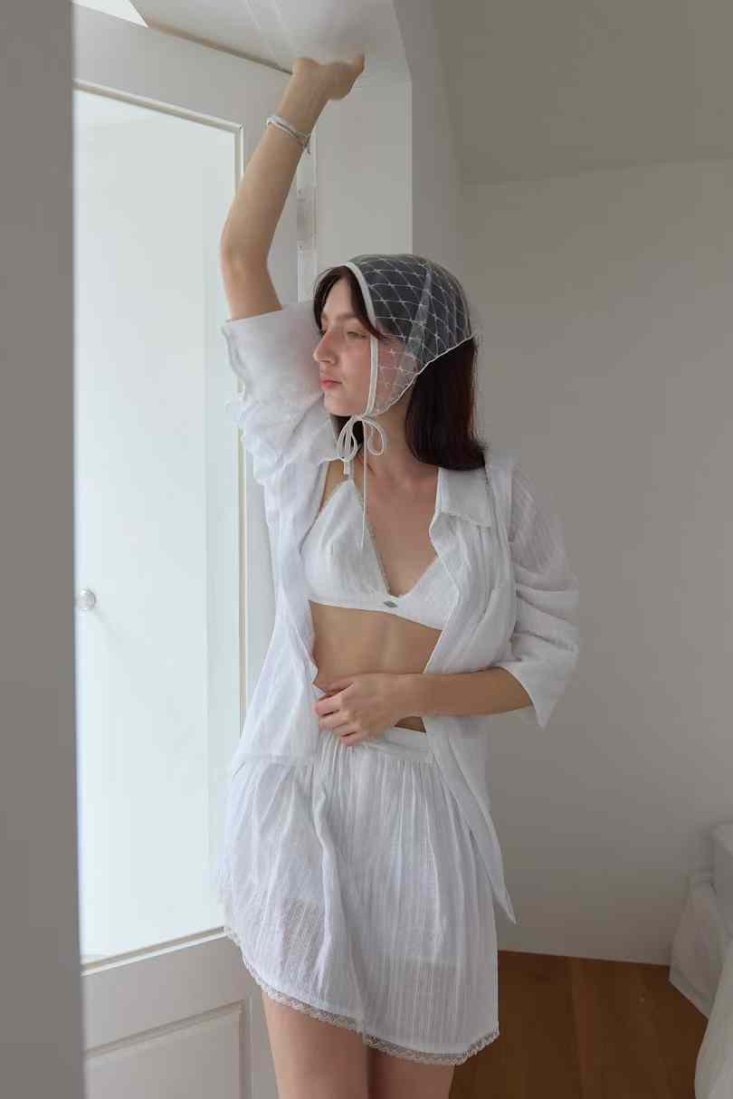 FOUNDATION直郵韓國代購㊣女裝新品人氣25春夏休閑時尚裙褲FOUNDATION裙褲