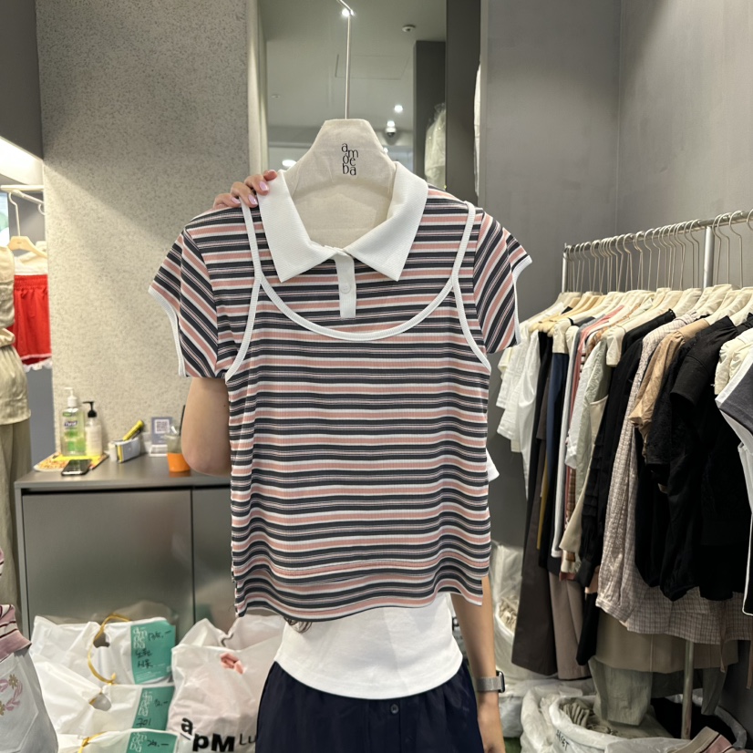 AMOEBA韓國直郵㊣東大門實拍女裝新品推薦25春夏套裝兩件套AMOEBA套裝圖色1