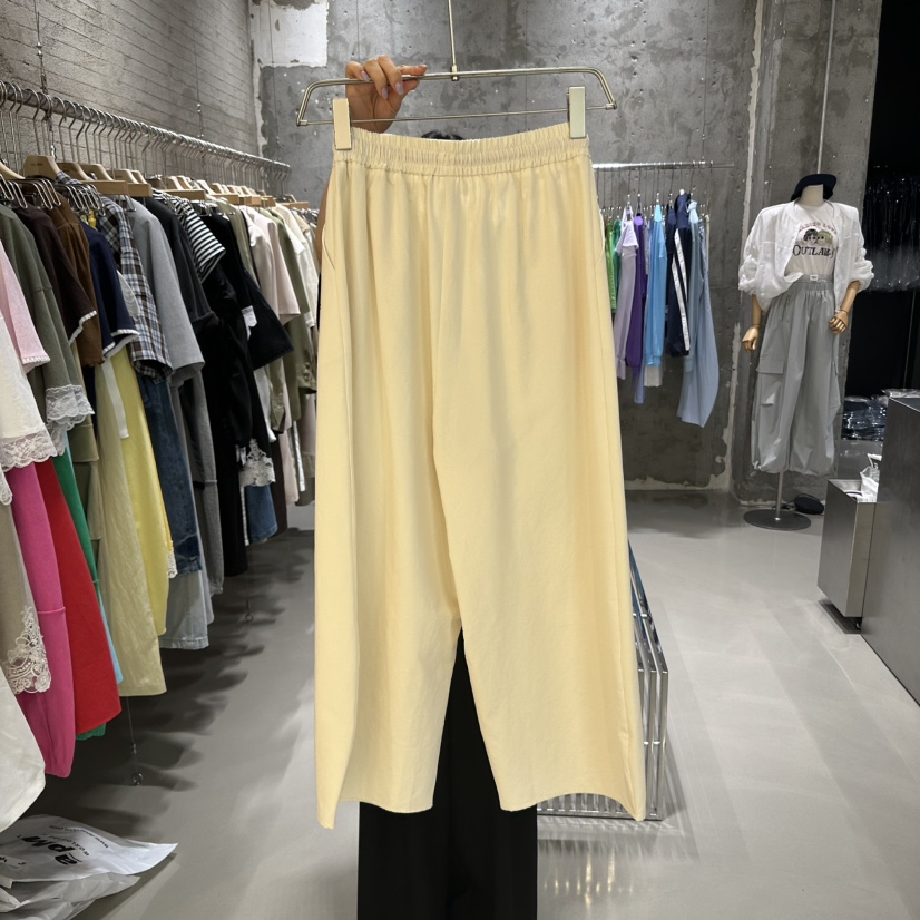 JUNI韓國直郵㊣女裝新品25春夏休閑人氣時尚熱賣休閑褲兔子my juni休閑褲