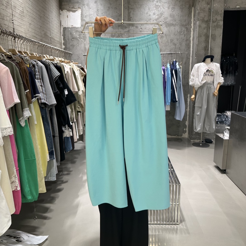 JUNI韓國直郵㊣女裝新品25春夏休閑人氣時尚熱賣休閑褲兔子my juni休閑褲圖色3