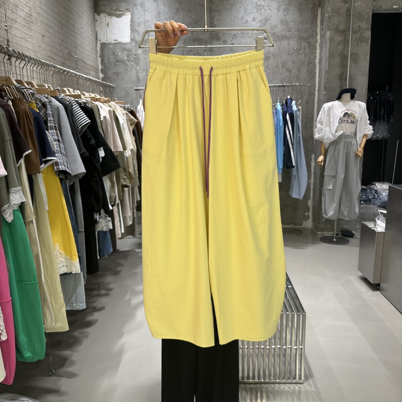 JUNI韓國直郵㊣女裝新品25春夏休閑人氣時尚熱賣休閑褲兔子my juni休閑褲圖色4