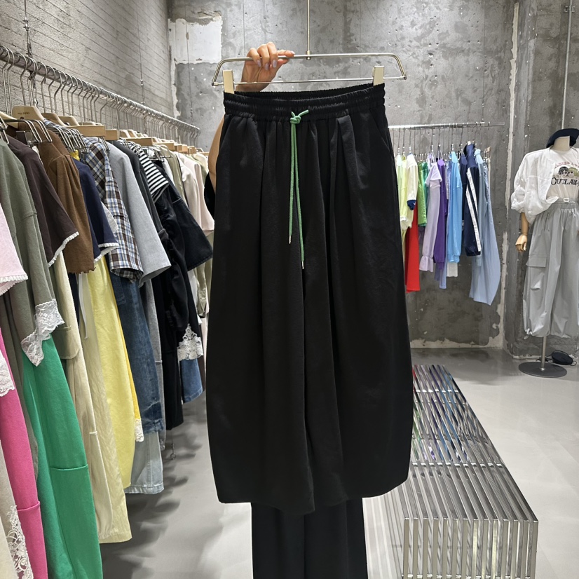 JUNI韓國直郵㊣女裝新品25春夏休閑人氣時尚熱賣休閑褲兔子my juni休閑褲圖色5