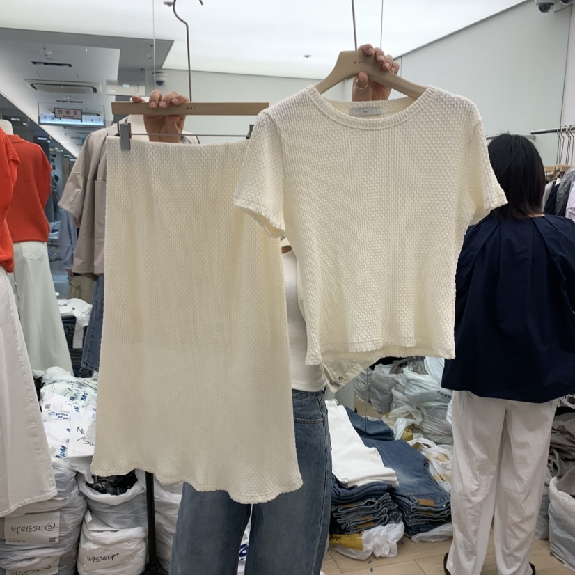 MOI-A直郵韓國代購㊣女裝新品休閑人氣25春夏時尚推薦套裝MOI-A套裝圖色1