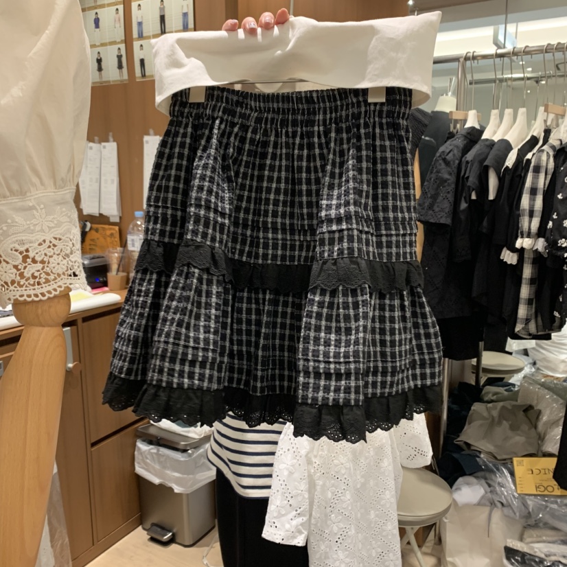 OGI直郵韓國代購㊣女裝新品推薦熱賣時尚人氣25春夏休閑短裙FLat OGI短裙