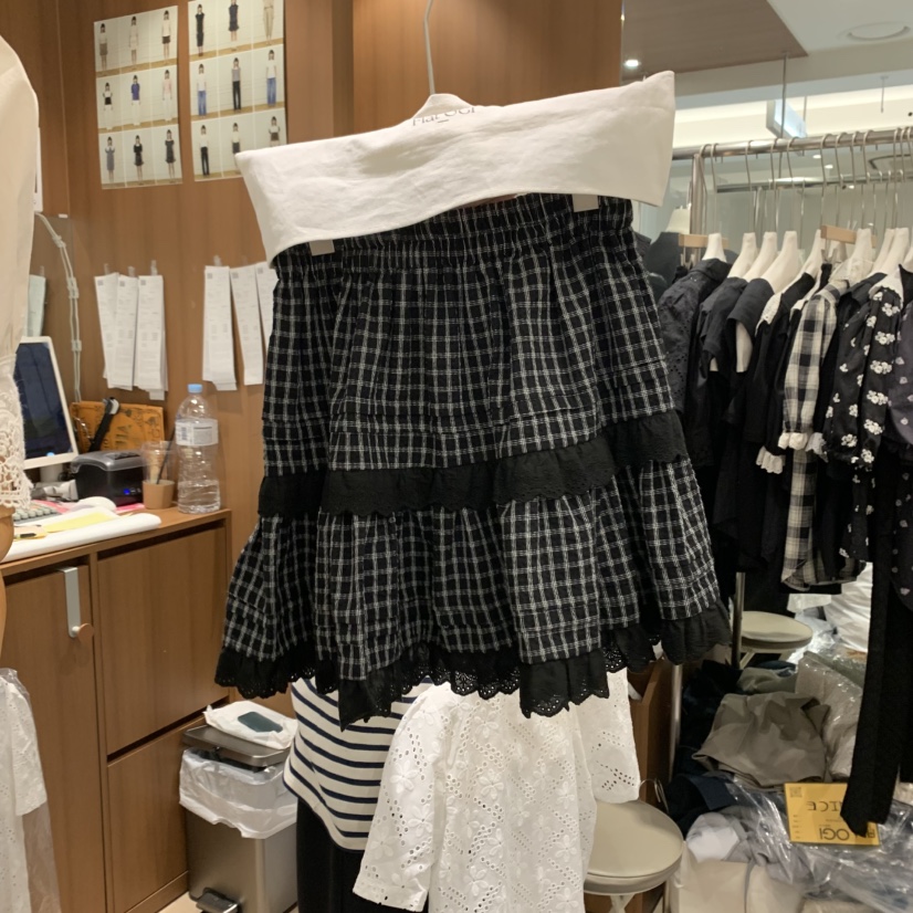 OGI直郵韓國代購㊣女裝新品推薦熱賣時尚人氣25春夏休閑短裙FLat OGI短裙圖色2