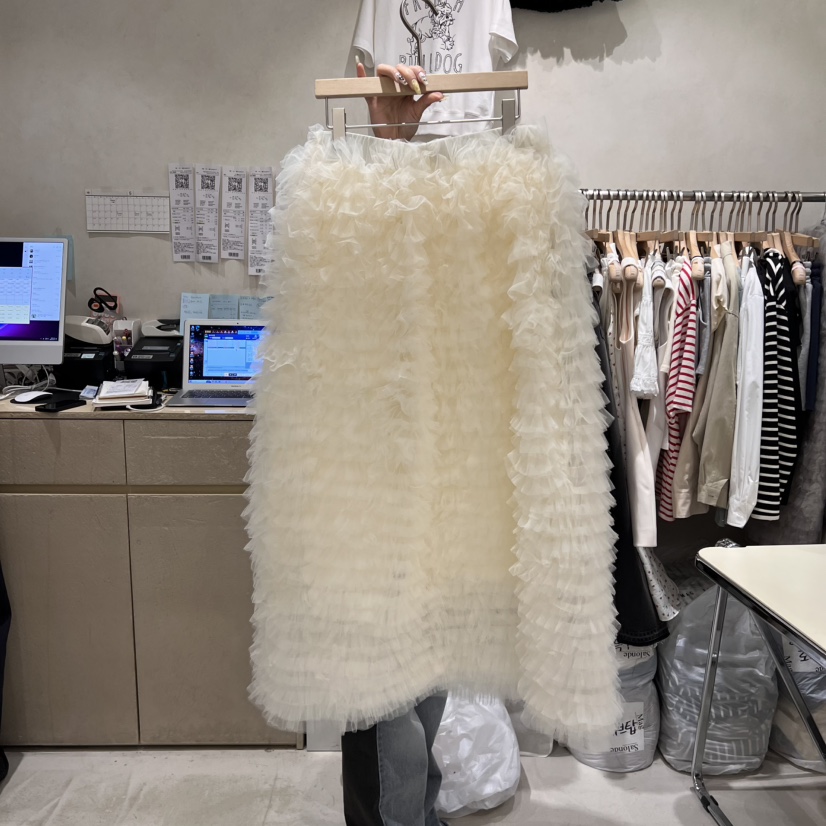 SALONDEMAG直郵韓國代購㊣女裝新品推薦25春夏半身裙中短裙SALONDEMAG半身裙/中短裙