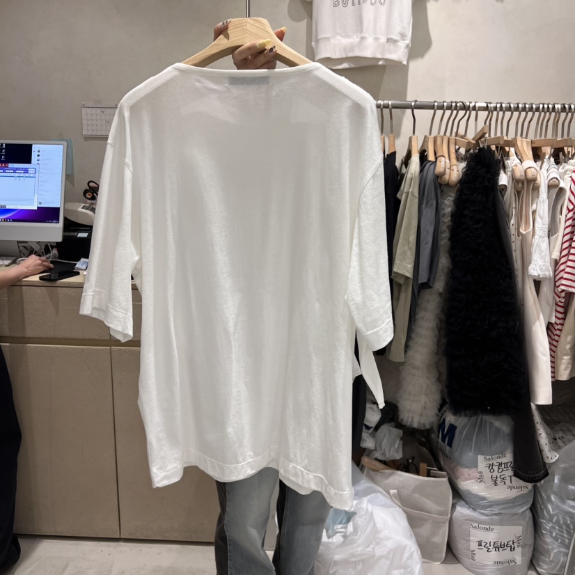 SALONDEMAG直郵韓國代購㊣女裝新品人氣休閑25春夏熱賣推薦T恤SALONDEMAGT恤