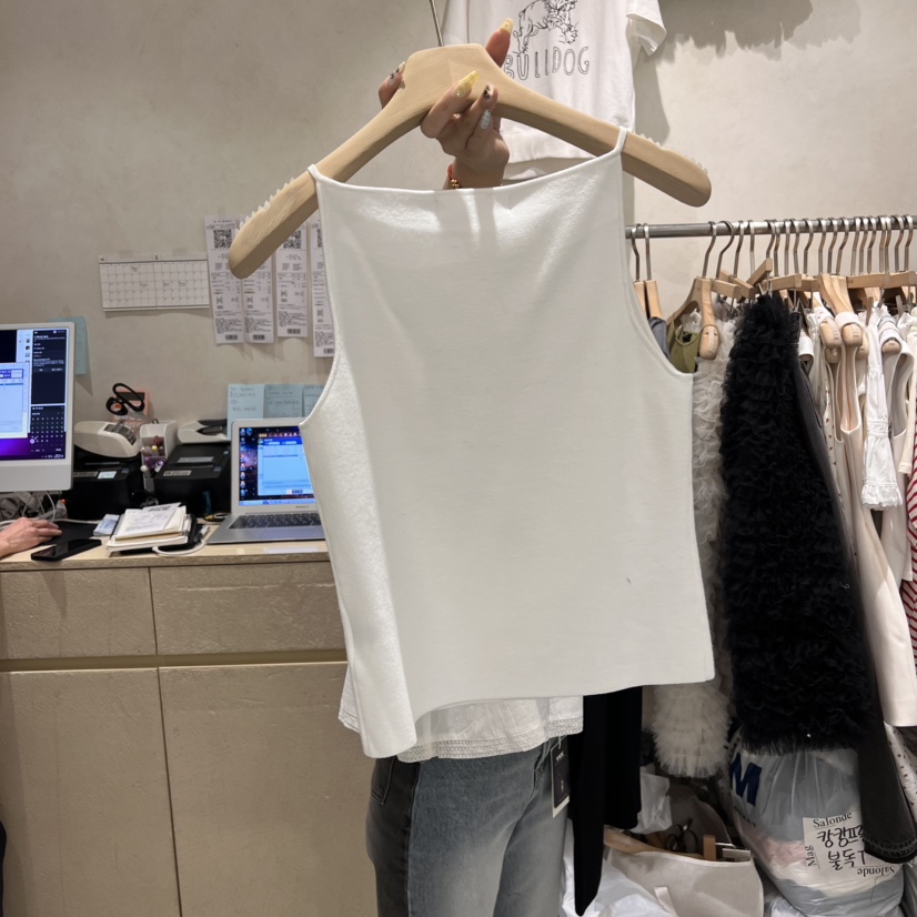 SALONDEMAG直郵韓國代購㊣女裝新款推薦時尚熱賣吊帶背心修身SALONDEMAG吊帶/背心