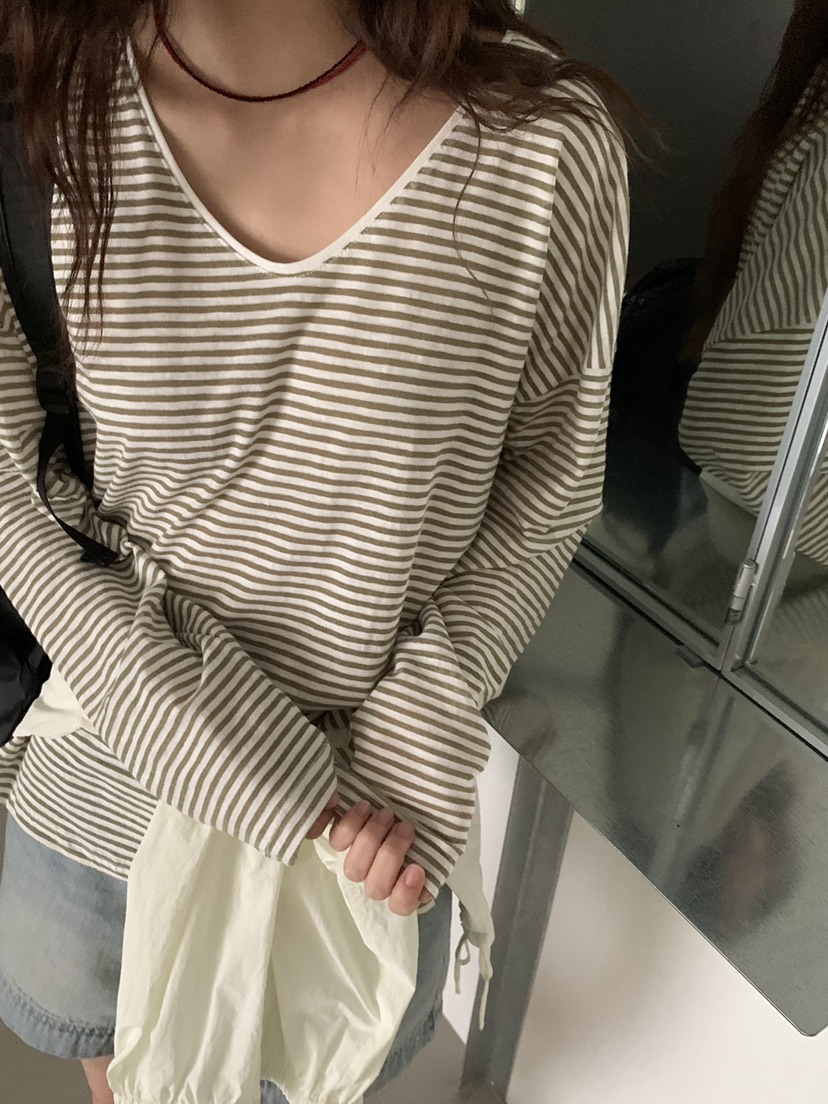 BAKING POWDER韓國㊣直郵東大門代購女裝新款休閑熱賣長袖T恤BAKING POWDER長袖T恤