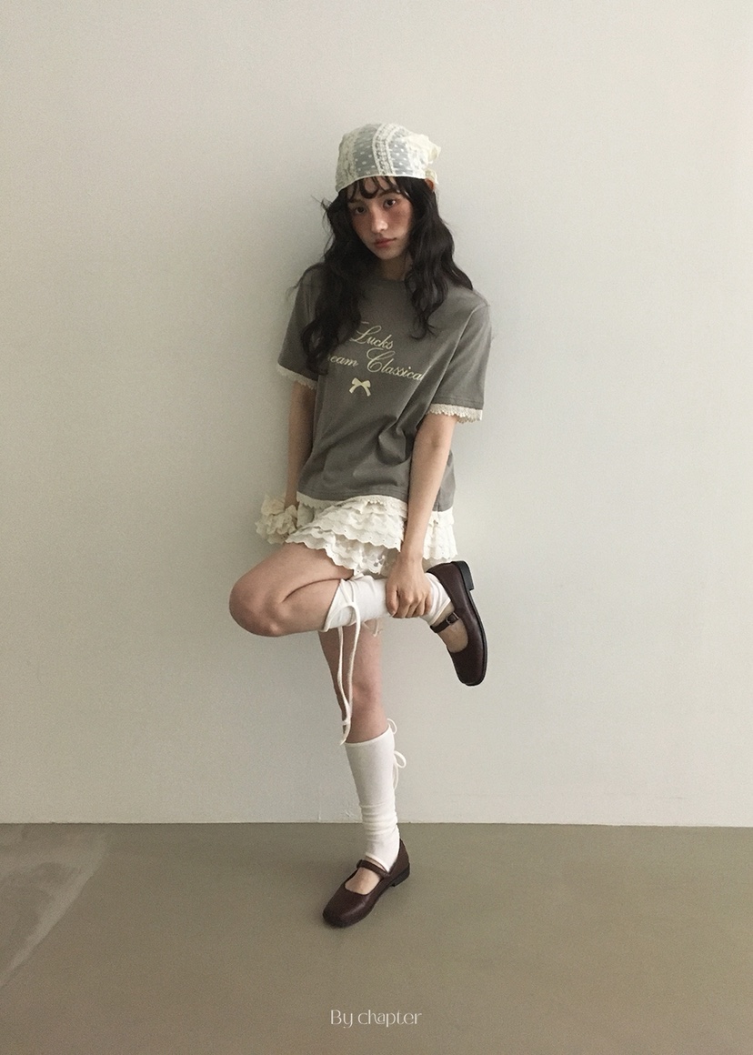 BY CHAPTER東大門實拍女士新款真品休閑推薦熱賣時尚25春夏T恤ChapterT恤