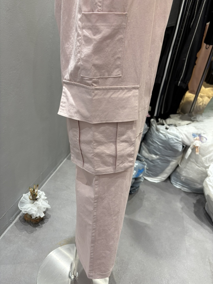 PLATFORM-L東大門實拍女裝新款推薦職業人氣休閑褲工裝褲腰帶PLATFORM休閑褲
