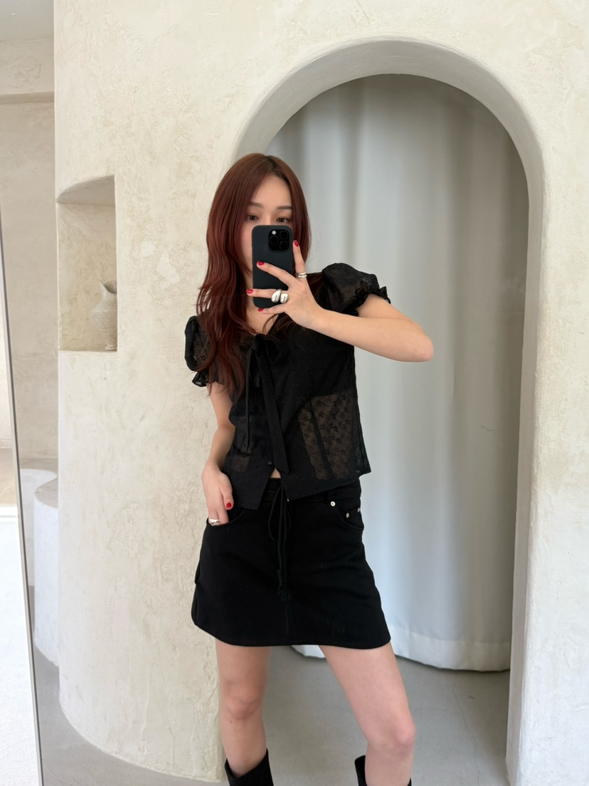 OVER NEAP韓國代購女裝新品人氣熱賣休閑真品推薦襯衫蕾絲衫OVER NEAR襯衫/蕾絲衫