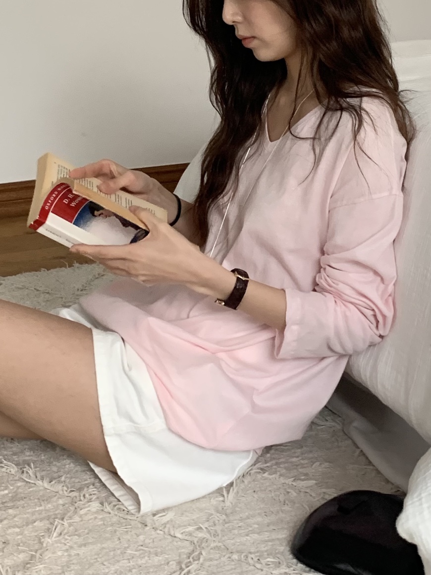BAKING POWDER韓國代購女士新款職業熱賣休閑真品推薦長袖T恤BAKING POWDER長袖T恤
