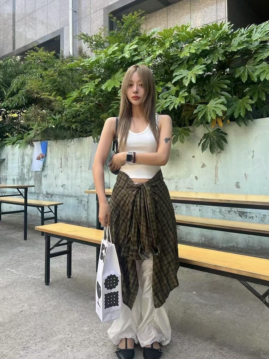 BRICK韓國代購女士新款25春夏時尚休閑真品人氣職業襯衫蕾絲衫BRICK襯衫/蕾絲衫