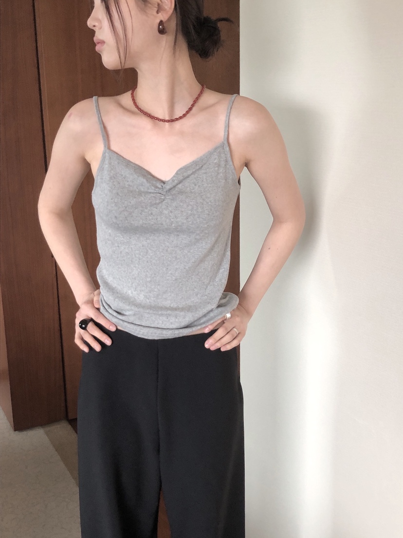 LE BUTTER東大門實拍女裝新品時尚推薦真品25春夏吊帶背心LE BUTTER吊帶/背心圖色4