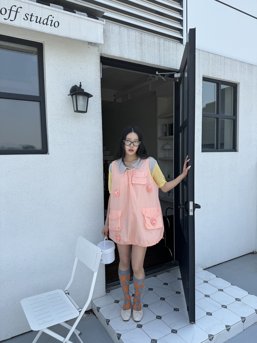 MAISONDEGLORY東大門代購女裝新款25春夏職業真品時尚連衣裙MAISON DE GLORY連衣裙