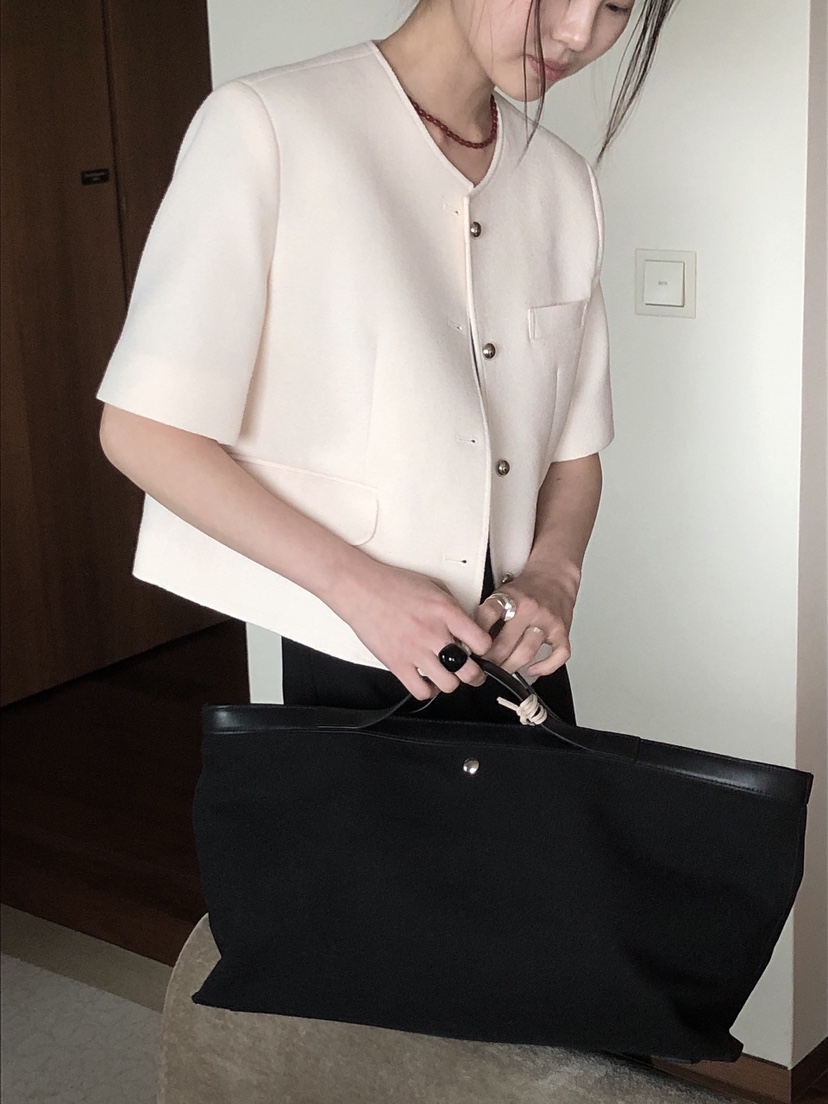 LE BUTTER韓國代購女士新款職業時尚25春夏熱賣夾克粗花呢LE BUTTER夾克