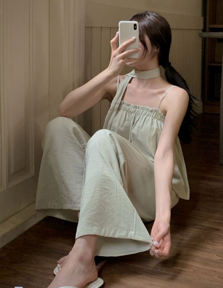 BOBBIE DOLL東大門實拍女裝新款推薦休閑職業熱賣套裝含脖帶BOBBIE DOLL套裝