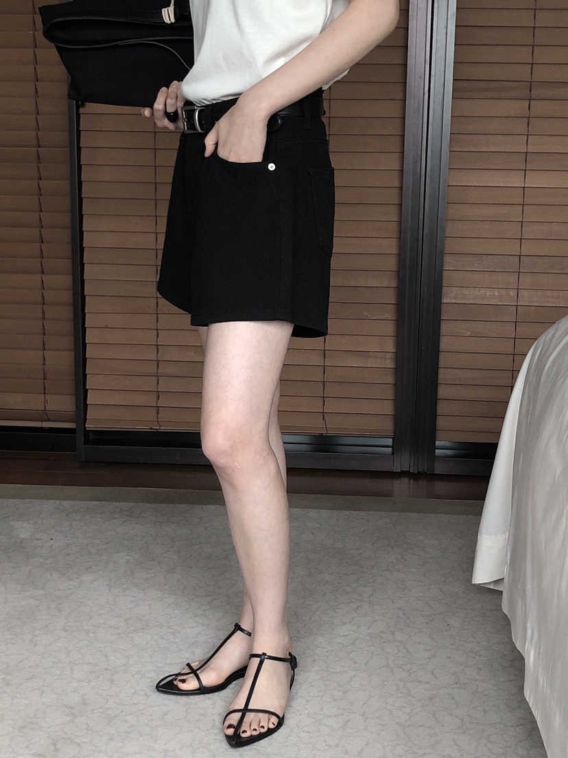 LE BUTTER韓國代購女裝新品休閑25春夏時尚推薦熱賣短褲棉質LE BUTTER短褲