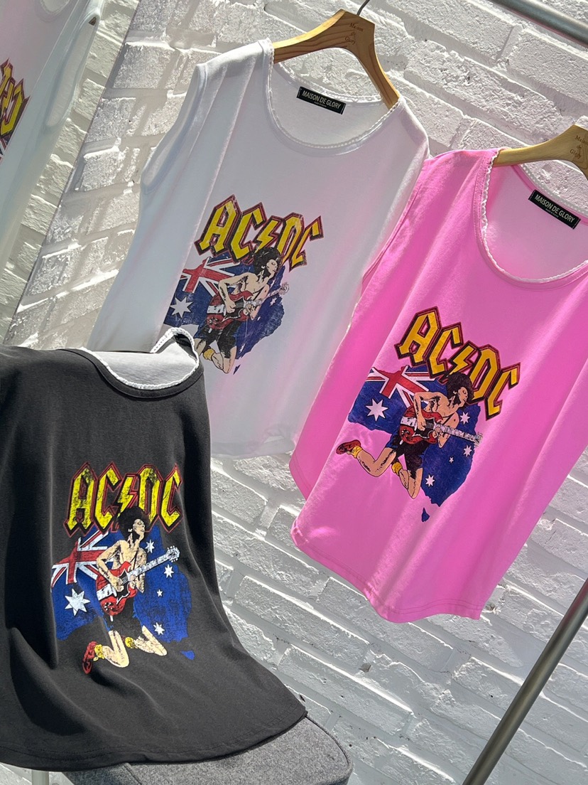 MAISONDEGLORY韓國直郵女士新款25春夏休閑熱賣吊帶背心復古MAISON DE GLORY吊帶/背心